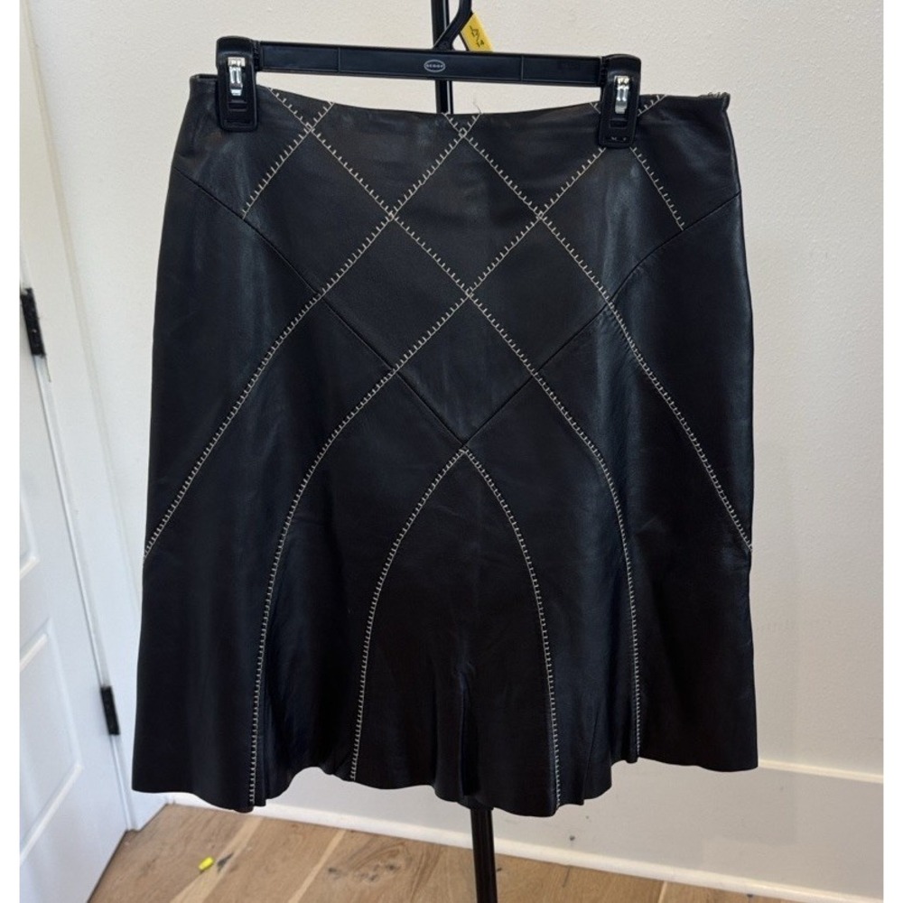 new frontier Women's Leather Skirt